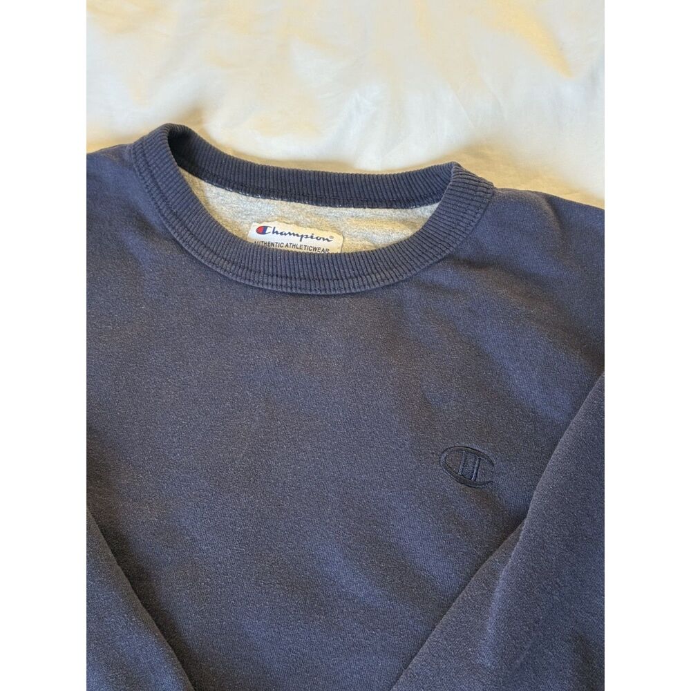 Vintage Navy Champion Crewneck Sweatshirt (L)